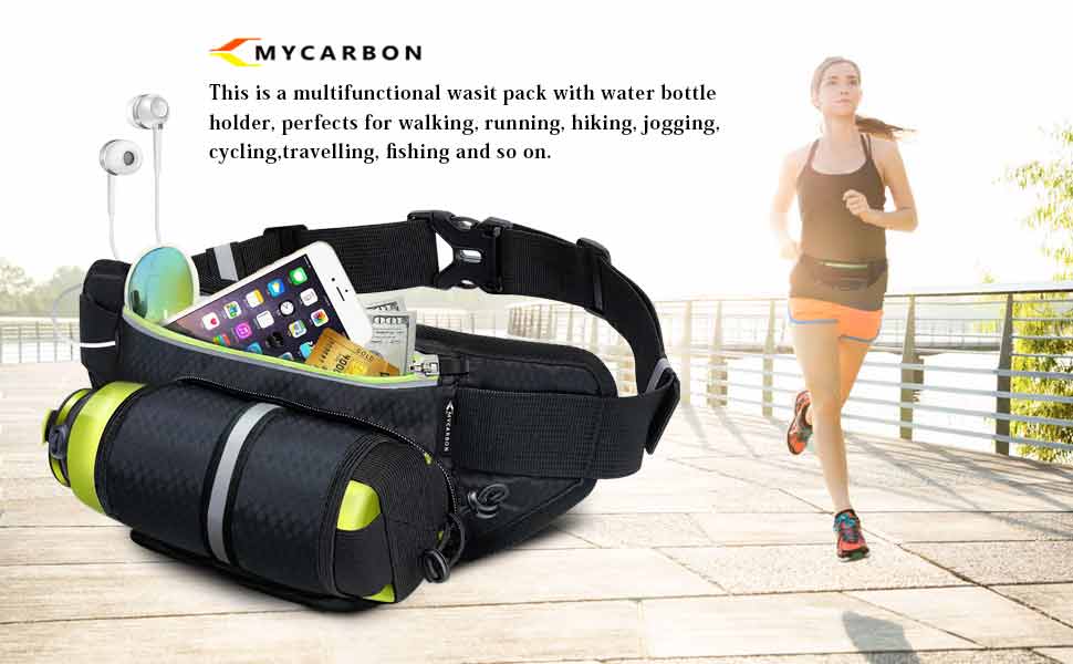 CBRSPORTS Sport Waist Pack Fashion Waist Bags Running Riding Bag with