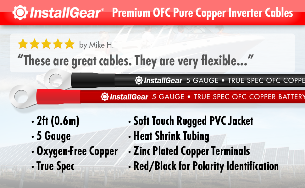 inverter power ground cables