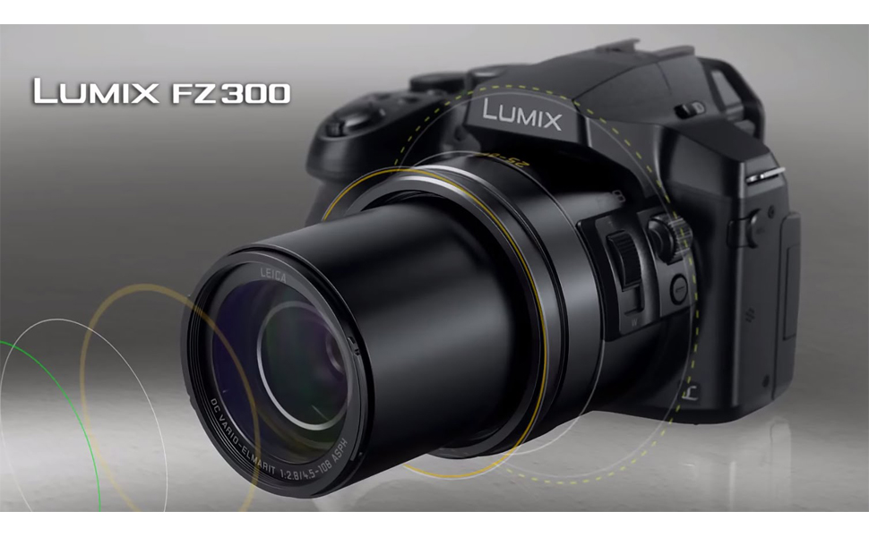 Amazon.com : Panasonic DMC-FZ300K LUMIX FZ300 4K 24X F2.8