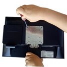 6.Fix the KM4*10 Screw