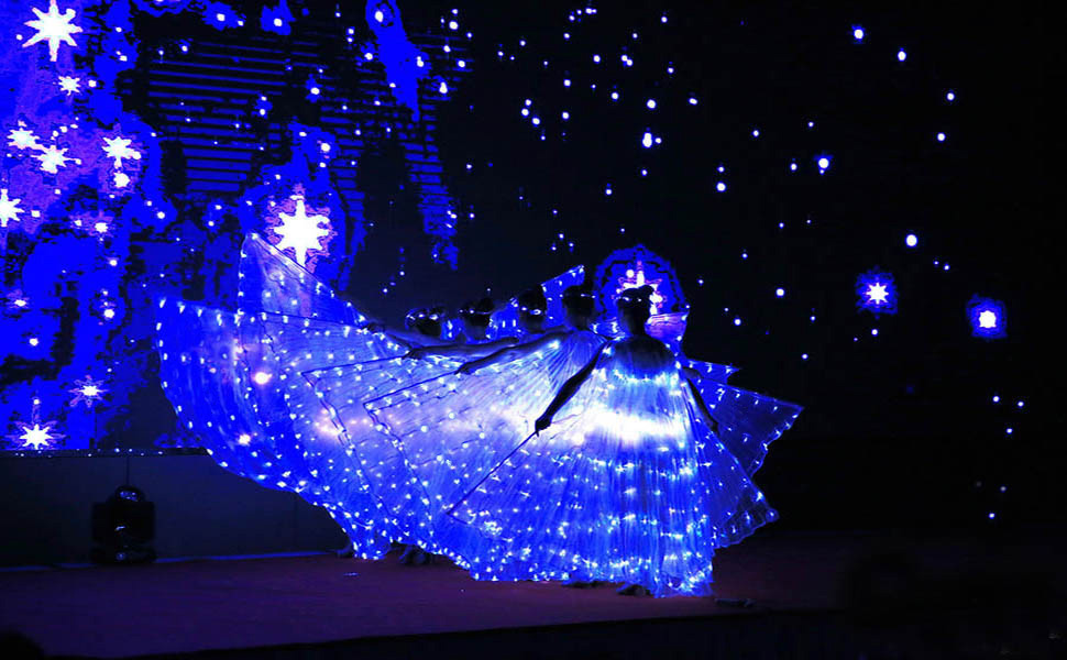 Amazon Com Dance Fairy Belly Dance Led Isis Wings With Stick White Clothing Amazon Com Dance Fairy Belly Dance Led Isis Wings With Stick White Clothing