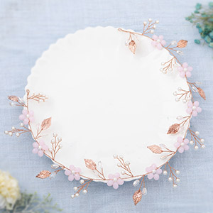 Aukmla wedding bridal hair vine headpiece headband