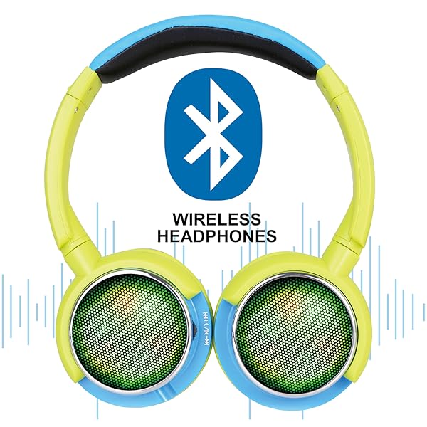 Contixo KB300 Kid Safe 85DB Over The Ear Wireless Bluetooth