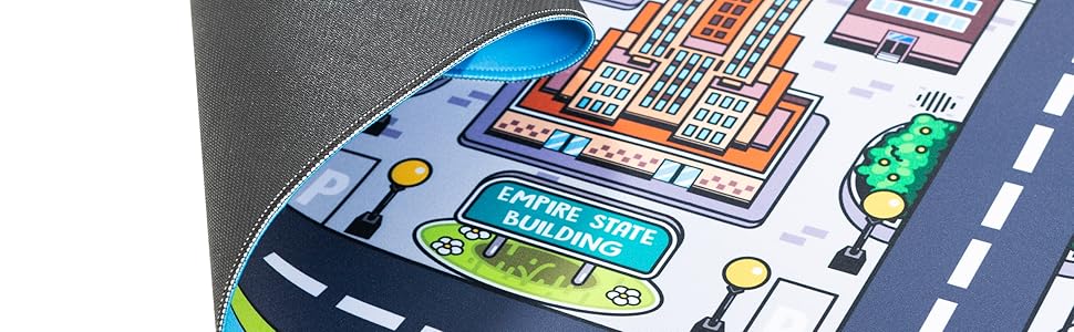 Olikai Design New York Playmat Times Square Stitching