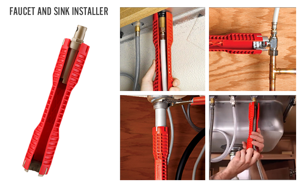 Seven Sparta (8 in 1) Faucet And Sink Installer Multifunctional Faucet