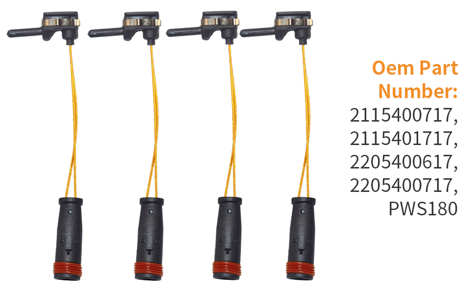 brake pad wear with Mercedes front rear w220 w211 c300 c350 e350