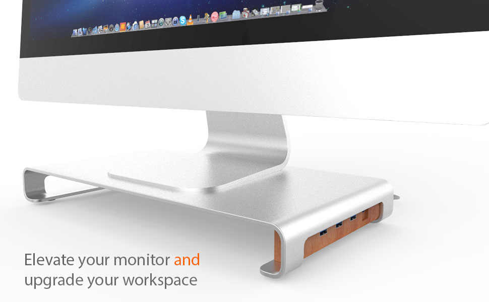 Urbo Monitor Stand with TypeC USB Hub for MultiDevice