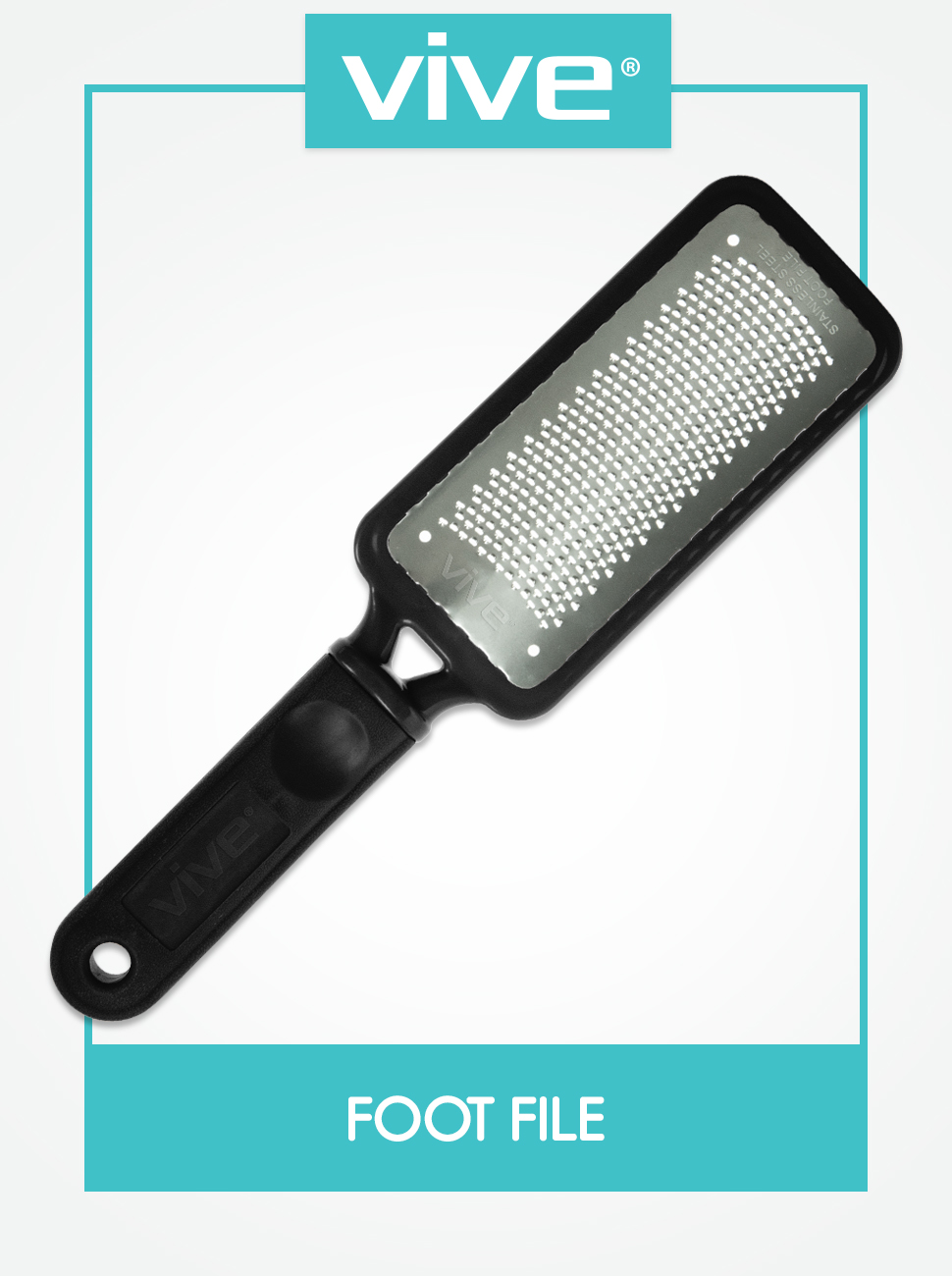 Foot File - Callus Remover Pedicure Tool For Men, Women Care - Dead Skin Heel Scrub Shaver and Rough