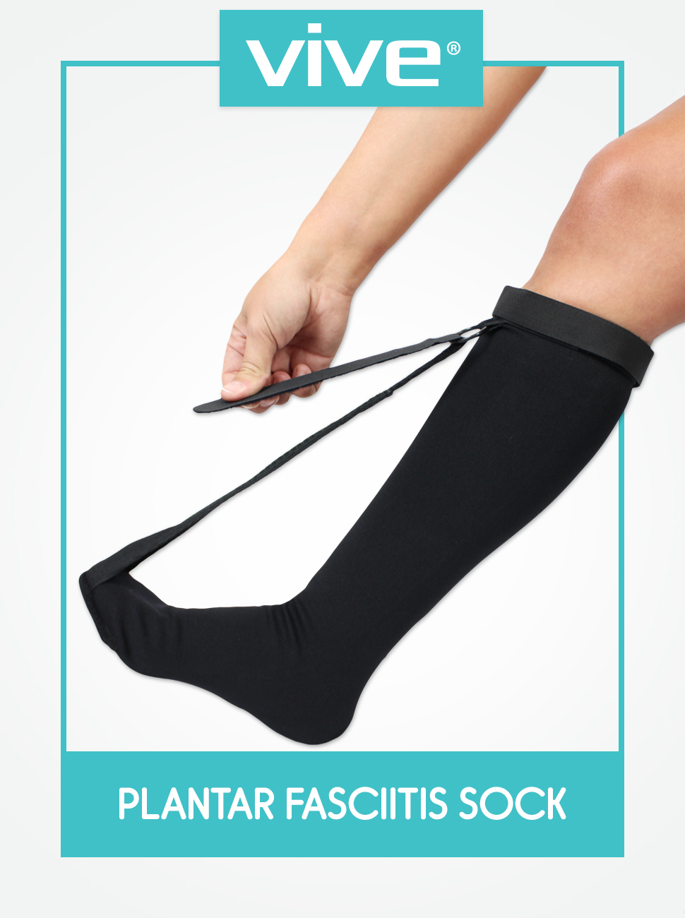 Plantar Fasciitis Sock by Vive Night Sock for Achilles