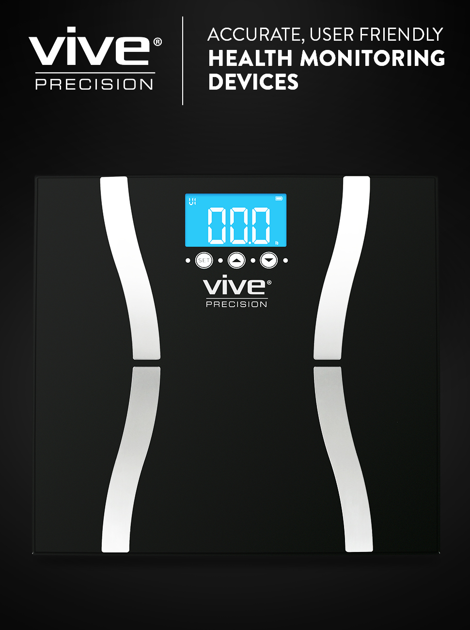 Vive Precision Bariatric Scale BMI Body Fat Digital