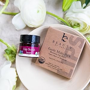 beauty by earth all natural organic lip scrub for chapped chapstick eos burts bees dry cracked