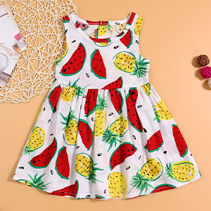 fruit dress for baby girl