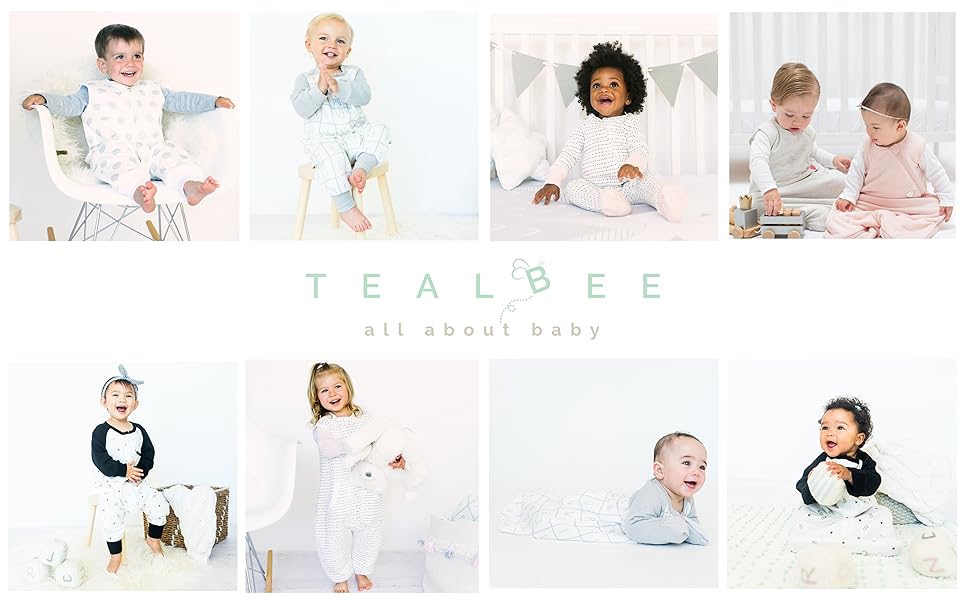 TEALBEE BABY 100 Organic Cotton Fitted Crib Sheet for