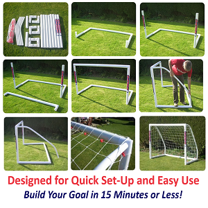 Amazon Com Samba Soccer Goal Training Grade 12x6 The Premier Locking Upvc Goal That Is Perfect For Field Or Home Great All Weather Goal So Leave It Out All Year Made