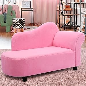 Amazon Com Costzon Kids Chaise Lounge Sofa Couch Set Children