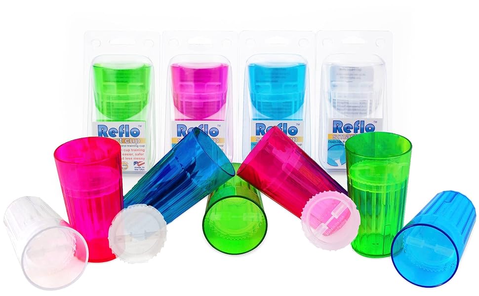 Reflo 360 Rotating Spoutless Training Cup for Baby, Kids