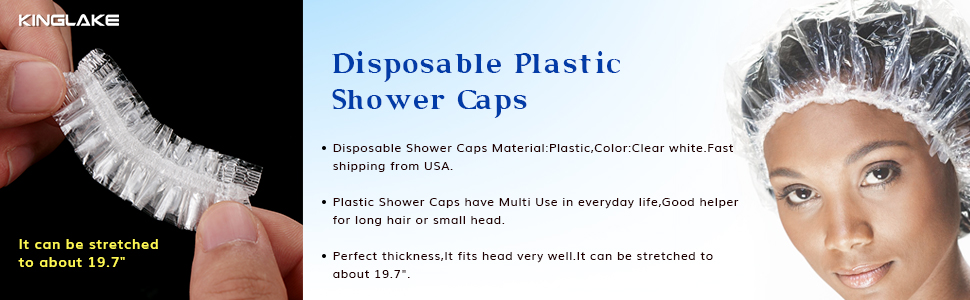 Disposable Plastic Shower Caps