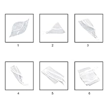 Set of 6 Pocket Rain Hats