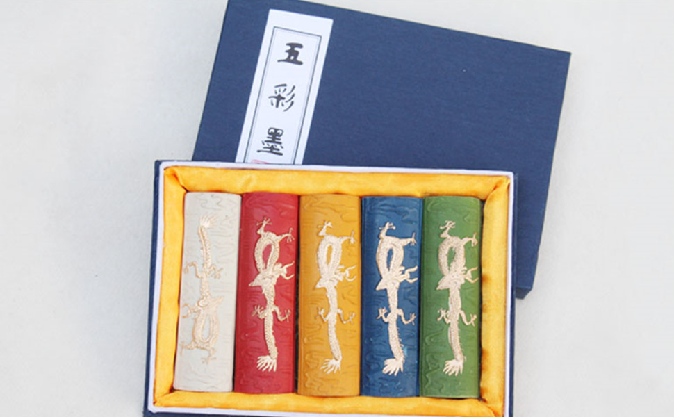 inkstick, Chinese ink, colorful inkstick