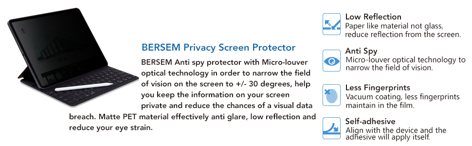 ipad pro 12.9 privacy screen protector for ipad pro 12.9 2018 released privacy screen protector anti