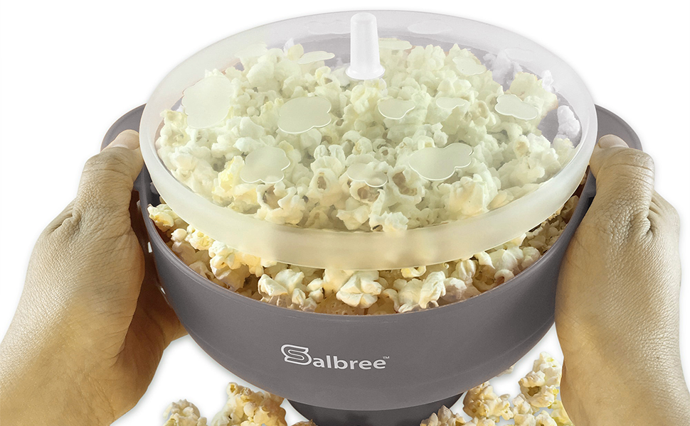 Original Salbree Microwave Popcorn Popper, Silicone Popcorn