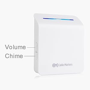 Amazon.com: Cable Matters Outdoor Rated Wireless Doorbell