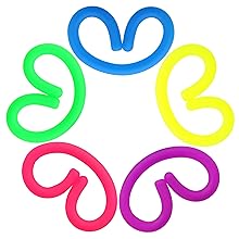 Noodles hearts fidget toys sensory toys autism adhd stress relief anxiety relief