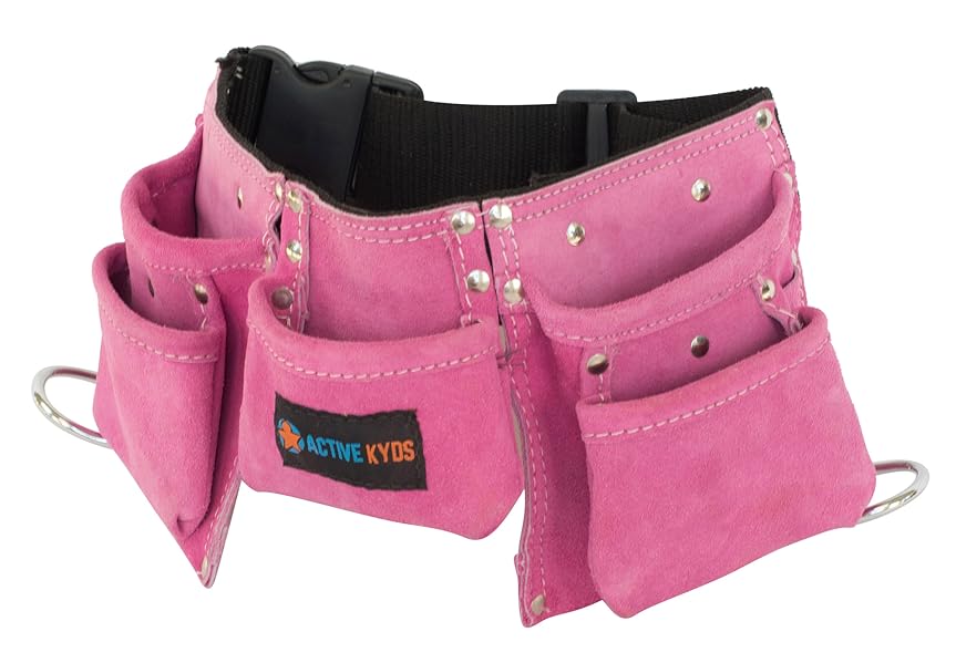 Active Kyds Leather Kids Tool Belt / Child's Tool Pouch for