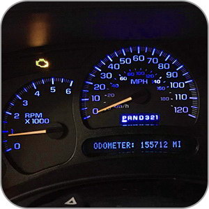 Instrument Gauge Cluster Dashboard Indicator Bulb