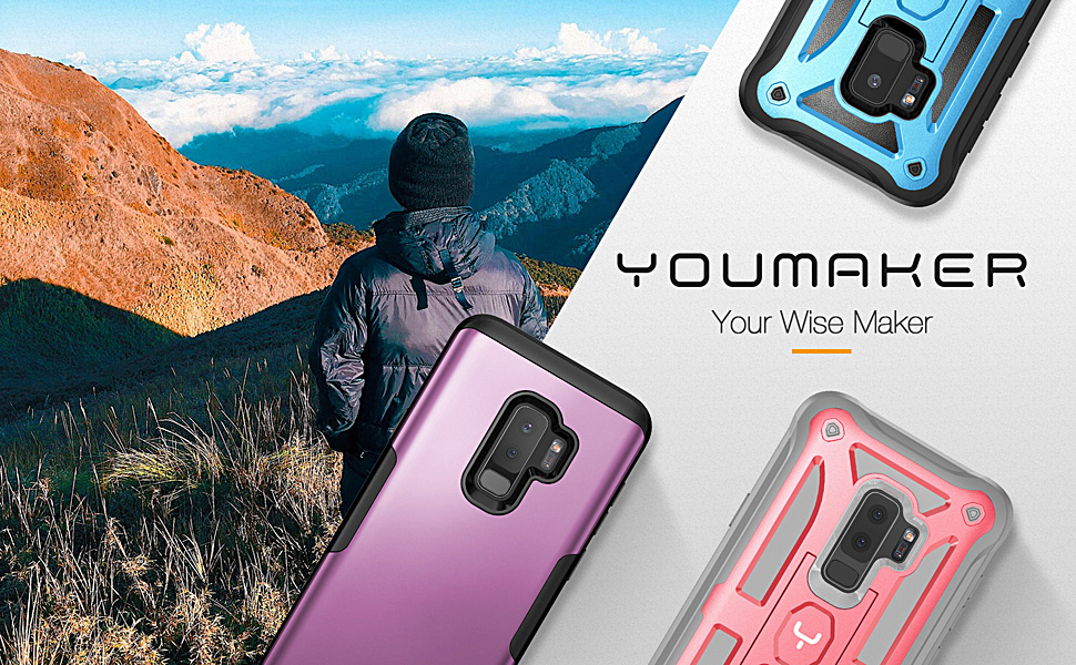 YOUMAKER Funda con función atril para Galaxy S10 Plus
