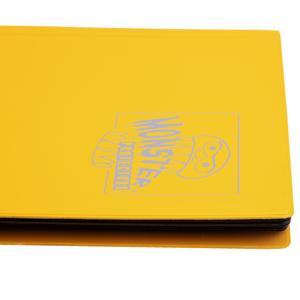 Monster Protectors Trading Card Game Gamer Gaming Trade Yellow Four Pocket Sleeves Pages 