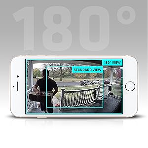 RCA Smart Doorbell Home Security Wifi Video Camera with