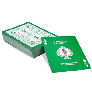 Amazon.com: Magic Makers Green Playing Cards Bicycle Deck