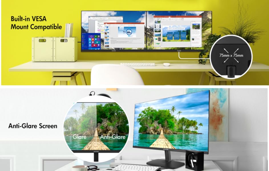 VIOTEK H270 27 Inch Ultra Thin Computer Monitor with