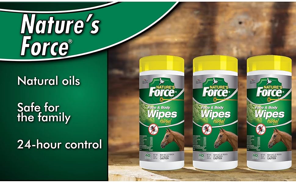 Natures force wipes fly repentant Repellant 