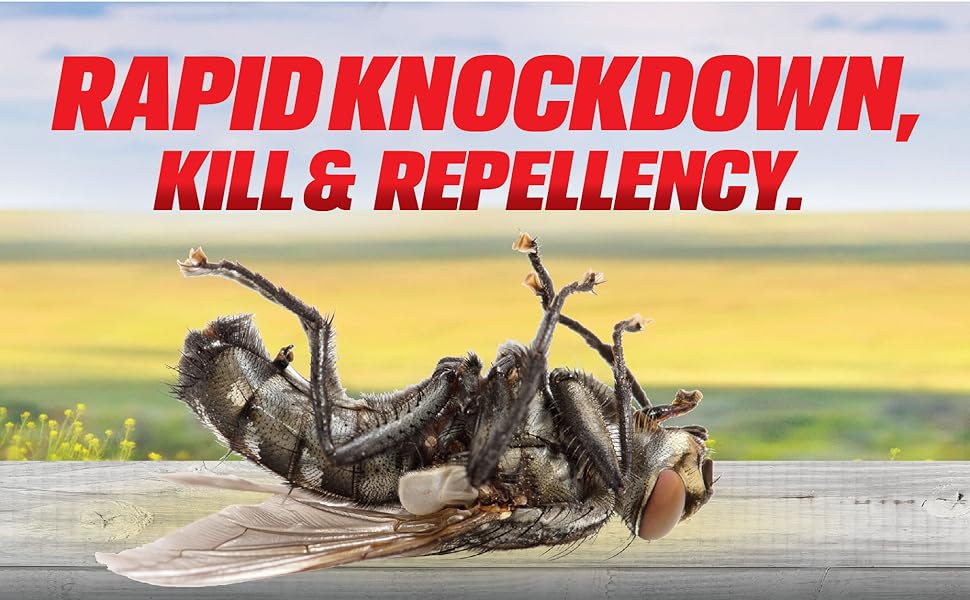 rapid knockdown, kill and repellency