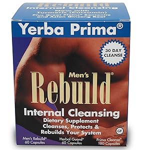 yerba prima mens rebuild internal cleansing dietary supplement cleanses protect