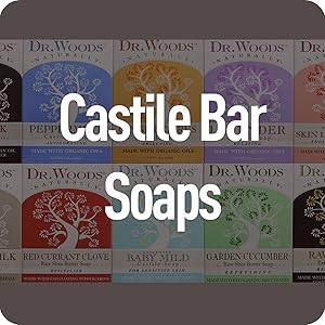 Dr Woods Castile Bar Soaps Cleanse Exfoliate Awaken Radiant Vegan Organic Family Children Natural