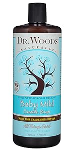 Dr woods all natural castille soap facial wash for acne dry skin blackheads