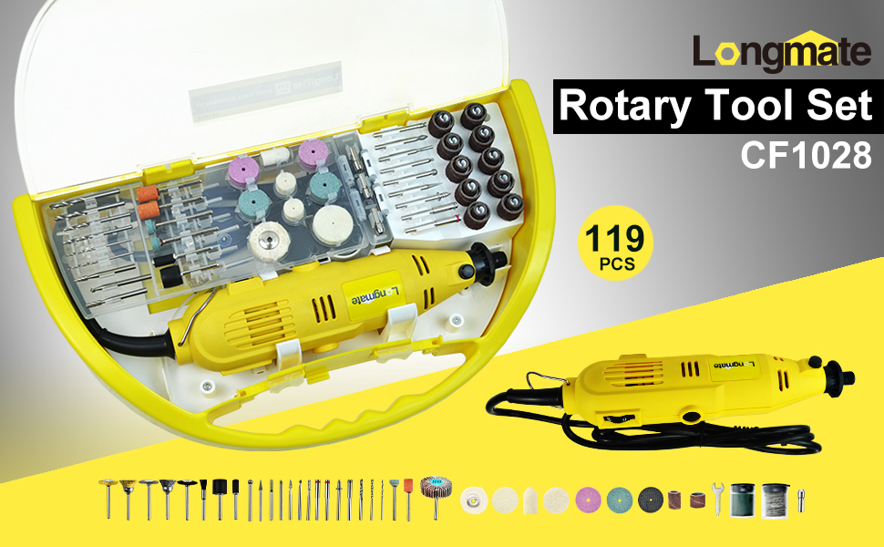 Rotary Tool, Longmate Advanced Rotary Tool Kit Multi