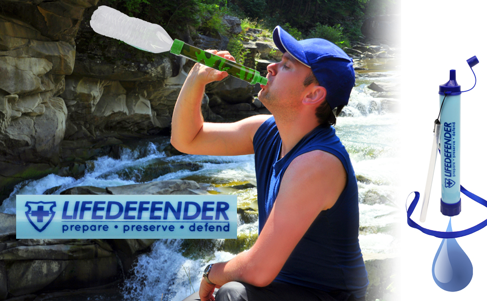 Best Water Filter Straws for Camping, Hiking, Hunting Lightweight