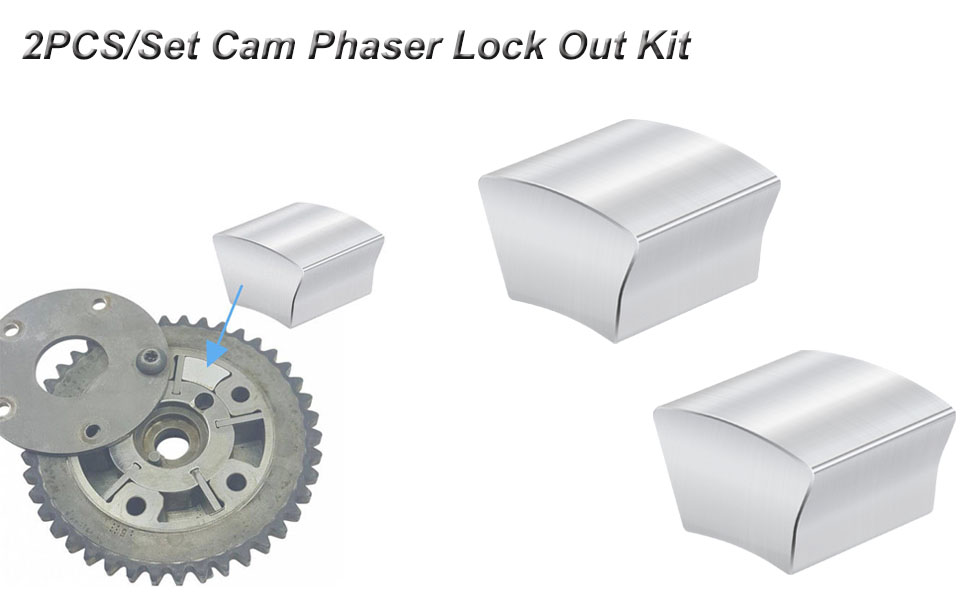 2PCS Cam Phaser Lock Out Kit Noise Repair Tool Fits for Ford 5.4L and 4