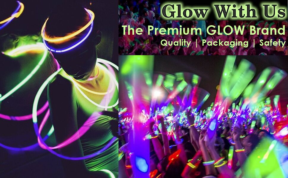 6" pink glow sticks