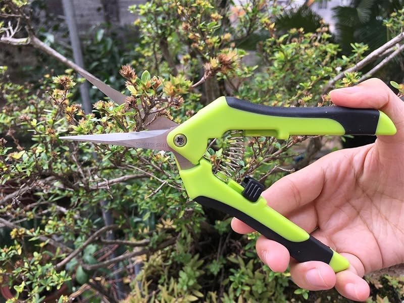 Hyindoor Pruning Shear Gardening Trimming Scissors Garden Scissors Hand