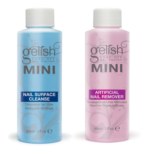 Gelish Nail Polish Soak off set gel uv light lamp led cure set kit