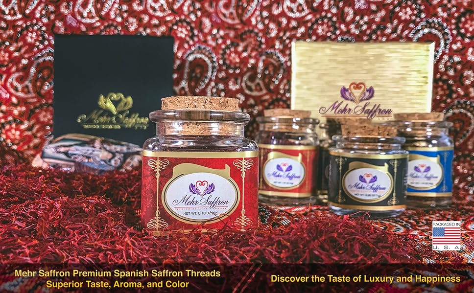 Mehr Saffron, Premium Saffron Threads / 1/2 Ounce (14