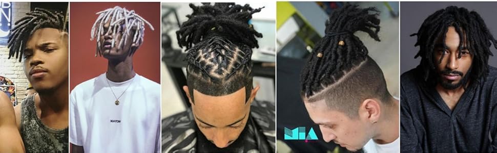 Amazon Com Dsoar Dreadlock Extensions For Men 6 Inch Synthetic