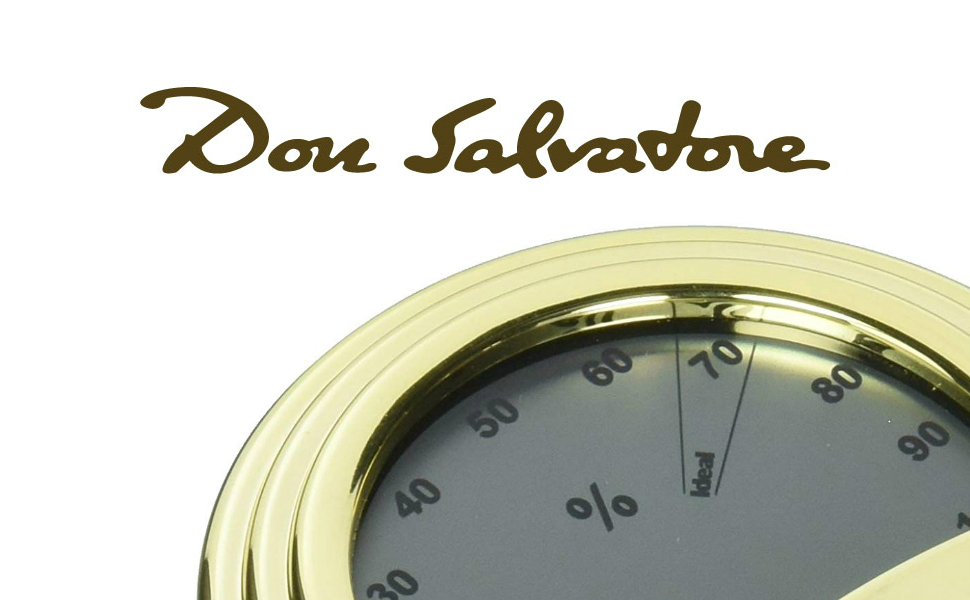 Amazon.com: Don Salvatore, Round Digital Hygrometer & Thermometer ...