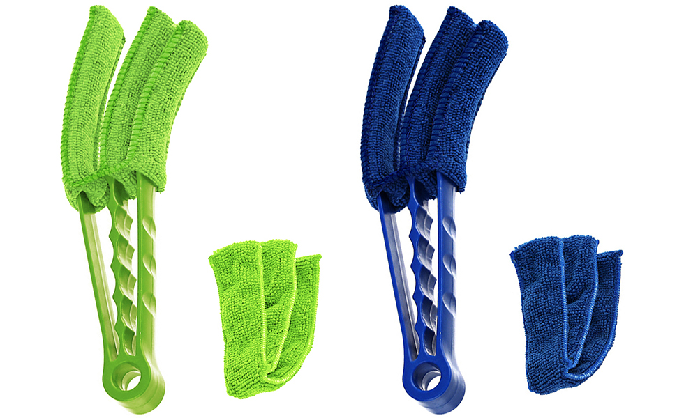 Microfiber Blind Duster, SENHAI Set of 2 Cleaner Brush for