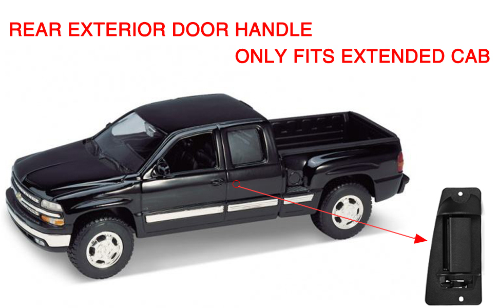 YITAMOTOR Extended Cab Door Handle Compatible for Chevy